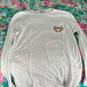 Worn once long sleeve t-shirt AOII front and back design size large